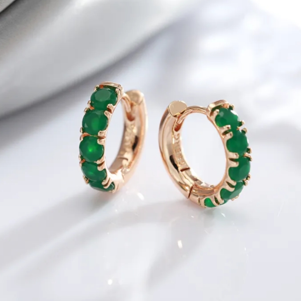 18 Kt Gold Over Titanium Hoop Earrings